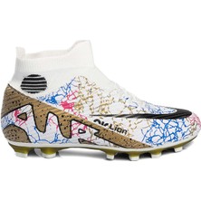 Yusufshoes Lion Boğazlı Çocuk Yetişkin Çoraplı Halı Saha Futbol Ayakkabısı