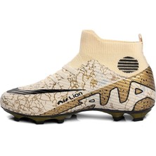 Yusufshoes Lion Boğazlı Çocuk Yetişkin Çoraplı Halı Saha Futbol Ayakkabısı