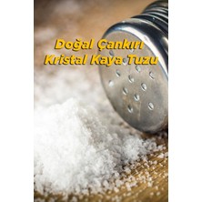 SETA Taş Değirmende Öğütülmüş Doğal Çankırı Kristal Kaya Sofra Tuzu Toz (4 kg) Mavi Etiket