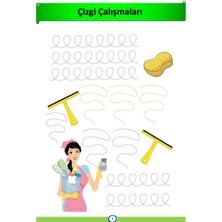 Enine Boyuna Eğitim Okul Öncesi Çizgi Çalışmaları Kitap Seti (3 Kitap)