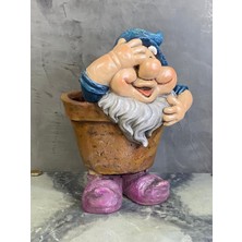 Şans Cücesi Polyester Jumbo Saksı Model 2