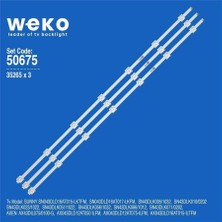 Weko Woon WN43DLK0938/1022 43'' Inç 3 Adet Tv LED Bar (Seri 1)