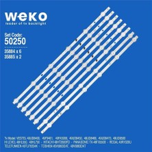 Weko Telefunken 49TU70204K 49'' Inç 8 Adet Tv LED Bar