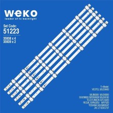 Weko Vestel 50UB8300 50'' 6 Adet Tv LED Bar