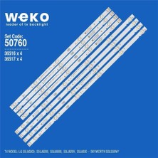 Weko Lg 55UJ620 55'' Inç 8 Adet Tv LED Bar