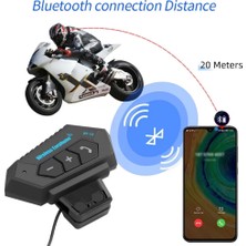 BT12 Kask Kulaklık Bluetooth Motosiklet Kulaklık Interkom Motorsiklet Kulaklık
