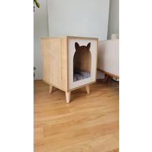 Furnico Kedi Evi & Ahşap Kedi Evi 40X40CM