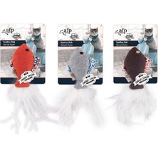 AFP Vintage Cat - Peluş Tüylü Balık Oyuncak