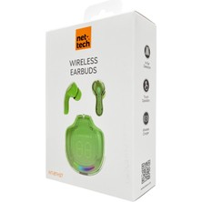 Nettech NT-BTH27 Kulakiçi Bluetooth Kulaklık Yeşil