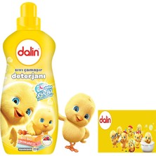 Dalin x 2 Adet Sensitive Doğal Sabun Bazlı Sıvı Çamaşır Deterjanı 1500 ml ve x 2 Adet Sıvı Çamaşır Deterjanı 1500 ml
