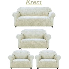 3+2+1+1dokuma Jakar Koltuk Örtüsü. Lastikli, Esnek, Yıkanabilir Koltuk, Kanepe, Çekyat Örtüsü/kılıfı