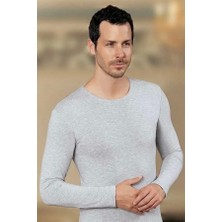 Şahinler Erkek  Likralı Uzun Kol O Yaka E070