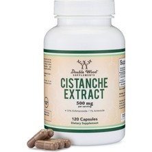 Double Wood Cistanche Tubulosa Extract 500 mg Per Serving (120 Capsules).abd Menşei