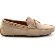 Bambi Bej Leather Erkek Loafer Ayakkabı E01502202402
