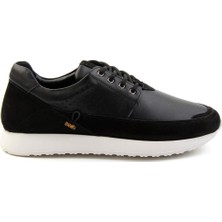 Bambi Siyah Leather Erkek Casual Ayakkabı E01076501103
