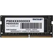 Patrıot 16GB Ddr4 3200MHZ CL22 Notebook Ram Sıgnature Lıne PSD416G320081S