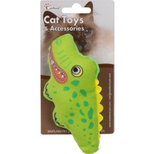 Eastland Kedi Otlu Öten Peluş Timsah 15cm