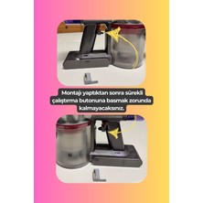 Giposi Dyson V6 V7 V8 V10 V11 V15 Modellerine Uyumlu Tetik Kilidi - Güç Düğmesi Kilidi