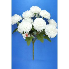 Yapay Lüx Krizantem Kartopu ___ Yıldız Çiçeği Karanfil Ağacı Sarmaşık Gelin Buketi Saksısız Kokina