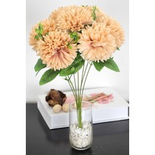 Yapay Pinnata Yıldız Çiçeği 42  cm  Kahve