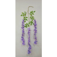 Yapay Sarkan Akasya Çiçeği  Lila-Mor 1 Dal Nişan Dekor Söz Balkon Süsü