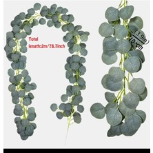 Sarmaşık Okaliptus (190  cm ), Okaliptus Yapragı, Sarmaşık, Yesillik, Yapay Sarmaşık