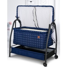 Kujju Platinum Portatif Beşik Lacivert