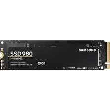 Samsung 500 GB 980 M.2 2280 NVMe 3100 MB- s 2600 MB-s MZ-V8V500BW Ssd Harddisk