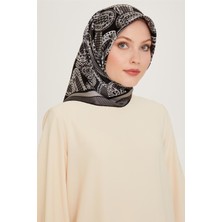 Armine Etnik Desenli Sura Saf İpek Eşarp 9208D 81