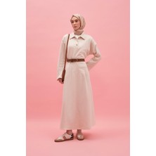 Armine Ham Denim Takım 25Y6025 Naturel
