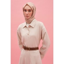 Armine Ham Denim Takım 25Y6025 Naturel