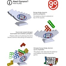 Go Toys Tetra Kule Denge Oyuncağı Eğitici Kutu Oyuncak Tetris Kule