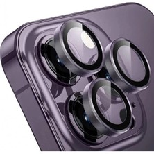Go Aksesuar Iphone 14 Pro ve 14 Promax Birebir Uyumlu Kamera Lens Koruyucu Cam