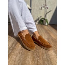 Ruby  Süet Deri Taba Kadın Espadril