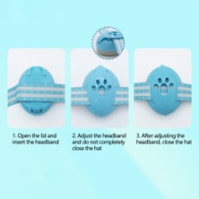 Bebek Kulak Koruması Gürültü Azaltma Kulaklık Bebek Işitme Koruması Uyku Kulaklık-Mavi (Yurt Dışından)