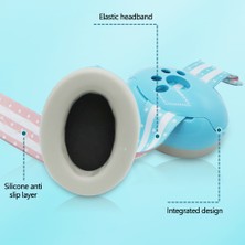 Bebek Kulak Koruması Gürültü Azaltma Kulaklık Bebek Işitme Koruması Uyku Kulaklık-Gri (Yurt Dışından)