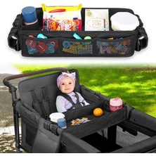 Wonderfold Bebek Vagon Tepsisi Oxford Kumaş Bebek Arabası Yemek Tepsisi Aperatif Tutucu Depolama Rafı-S/w1/w2 Için (Yurt Dışından)