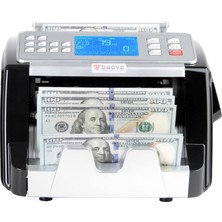 Baove GB8300 Karışık Para Sayma Makinesi ve Sahte Yakalama - TL-Euro-Usd - Türkçe Konuşma + Müşteri Ekranı