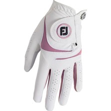 Footjoy 67955 Weathersof Kadın Golf Eldiveni Beyaz/pembe Sol ml