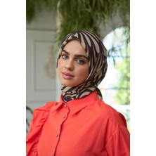 İpekhan Yaz Işıltısı Koleksiyonu Soft Eşarp Bej Kahve 1184-10