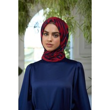 İpekhan Yaz Işıltısı Koleksiyonu Soft Eşarp Lacivert Kırmızı 1184-11