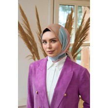 İpekhan Yaz Işıltısı Koleksiyonu Soft Eşarp Turkuaz Somon 1190-05