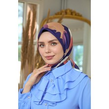 İpekhan Yaz Işıltısı Koleksiyonu Soft Eşarp Mor Somon 1189-10