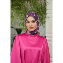 İpekhan Yaz Işıltısı Koleksiyonu Soft Eşarp Mürdüm Şarabi 1188-11