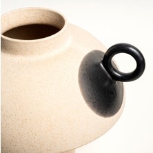 Zsa Zsa Zsu Lızbon Earthenware Vazo 28 x 25 x 27  cm  Bej