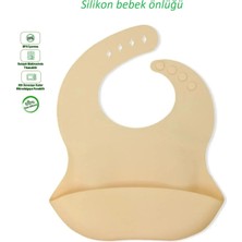 Silikon Mama Önlüğü-Gri Renk