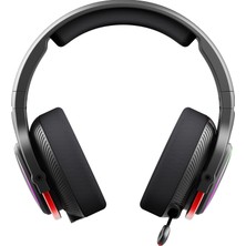 Bloody MR720 Siyah ŞARJLI(1200MAH) Rgb Kulaküstü Mikrofonlu Kulaklık (Bluetooth/usb/3,5mm Jack Bağlantılı)