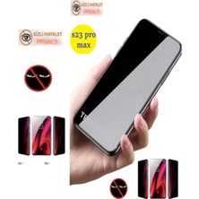 Teknoparkta Reeder S23 Pro Max Hayalet Ekran Koruyucu Privacy Tam Kaplayan Kırılmaz Cam