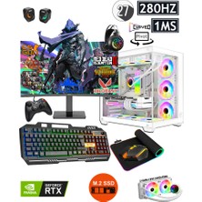 Zeiron Mirage X64 Pro White Ryzen 7 5700X 32GB Ram 1tb M.2 Nvme SSD 8gb RTX4060 Sıvı Soğutmalı 27" 280Hz Premium Masaüstü Oyuncu Bilgisayarı
