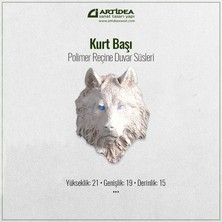 Kurt Başı Mask Duvar Süsü